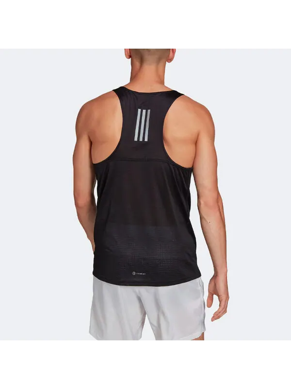 Майка Men's adidas Solid Color Alphabet Logo Running Sports Vest Black — изображение 3 из 4, мульти