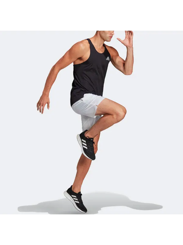 Майка Men's adidas Solid Color Alphabet Logo Running Sports Vest Black — изображение 4 из 4, мульти