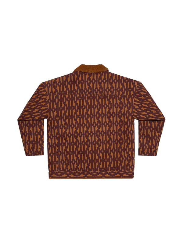 Куртка adidas originals x Ivy Park Casual Sports Logo Printed Jacket Red/Brown — изображение 2 из 4, коричневый