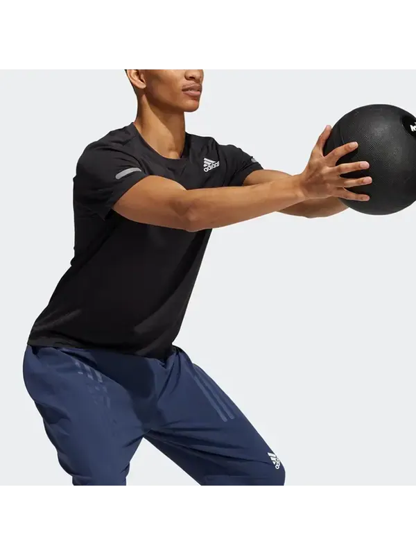 Футболка Adidas Elevate Train T-shirt 'Black' — изображение 2 из 3, черный
