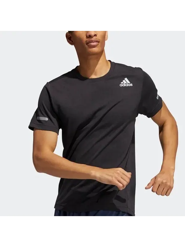 Футболка Adidas Elevate Train T-shirt 'Black' — изображение 3 из 3, черный