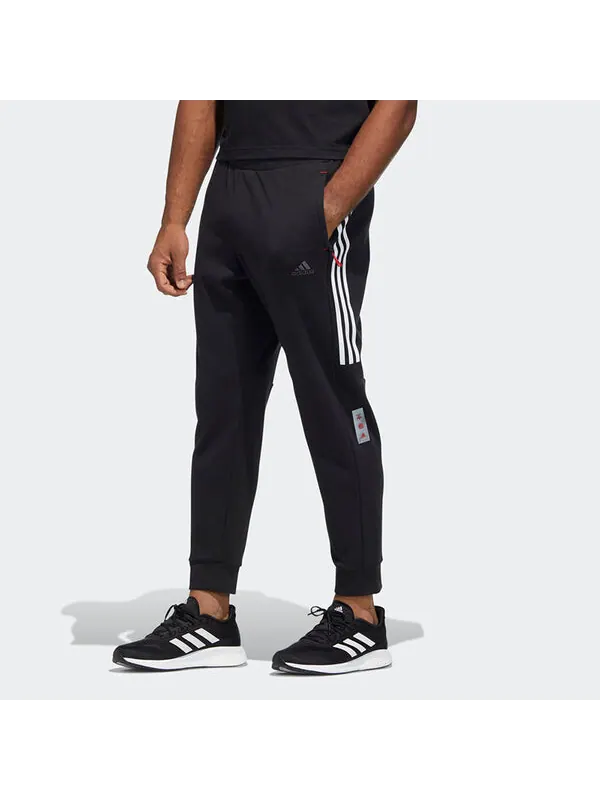 Спортивные штаны Men's adidas Cny Reg Knpnt Casual Gym Sports Pants/Trousers/Joggers Black — изображение 3 из 4, черный