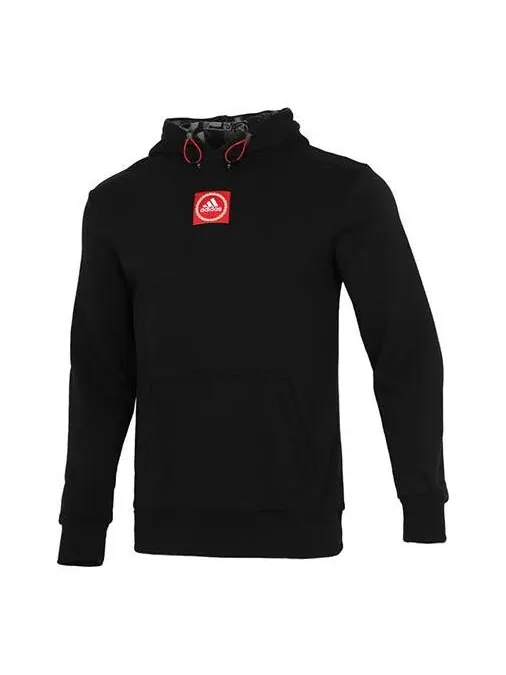 Толстовка Men's adidas Cny Gfx Hood Limited Embroidered Pattern Sports Pullover Black — изображение 1 из 4, черный