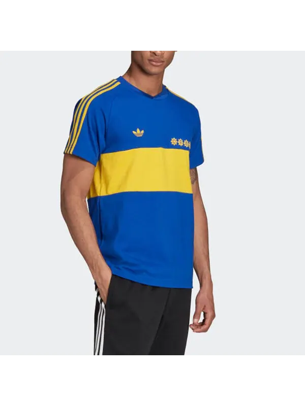 Футболка adidas originals Colorblock Back Alphabet Printing Short Sleeve Blue — изображение 3 из 4, мульти