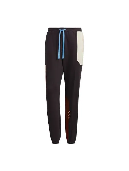 Спортивные штаны adidas originals Series Contrast Color Stitching Drawstring Sports — изображение 1 из 4, мульти