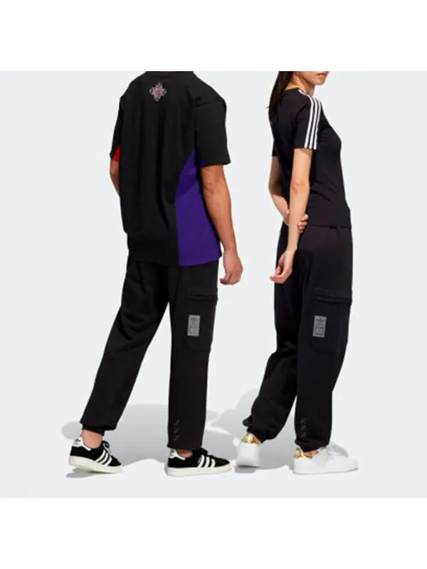 Спортивные штаны adidas originals x melting sadness Crossover Series Casual Splicing Sports — изображение 3 из 4, мульти