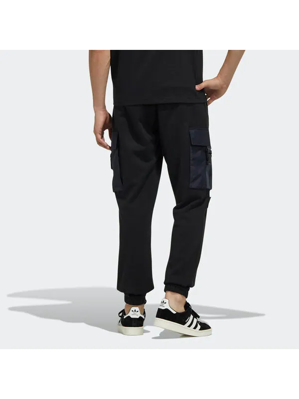 Спортивные штаны Men's adidas originals Adv Sweatpant 1 Large Cargo Pocket Bundle Feet Sports — изображение 3 из 4, черный