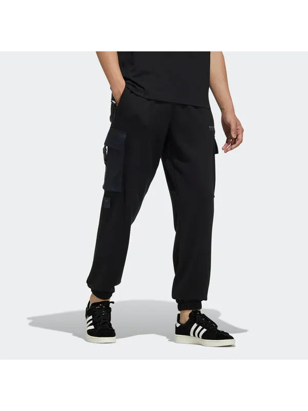 Спортивные штаны Men's adidas originals Adv Sweatpant 1 Large Cargo Pocket Bundle Feet Sports — изображение 4 из 4, черный