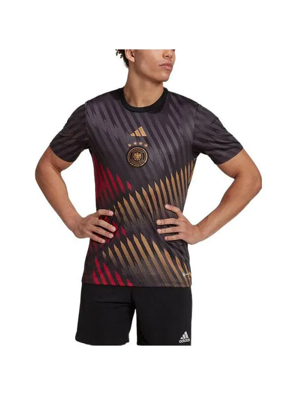 Футболка Германия предматчевая футболка Adidas — изображение 3 из 4