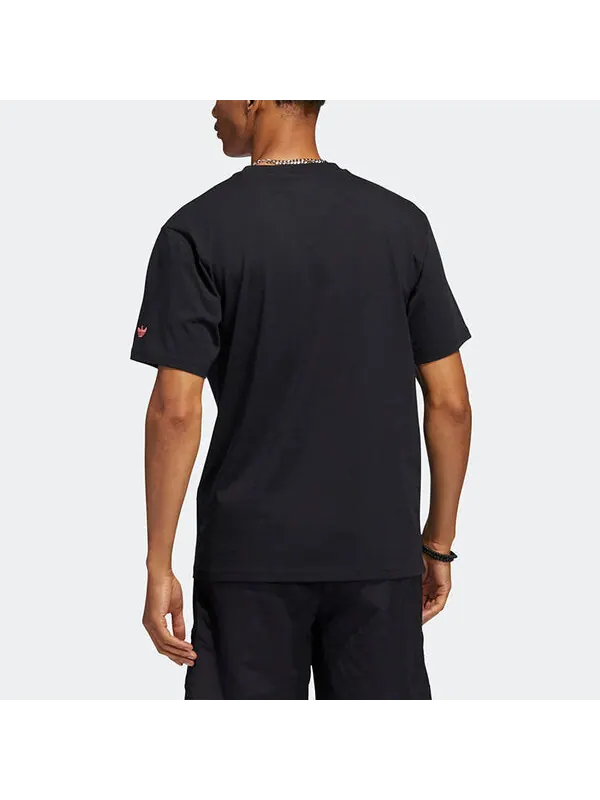 Футболка adidas originals Shmoofoil Pattern Printing Athleisure Casual Sports Short Sleeve Couple — изображение 4 из 4