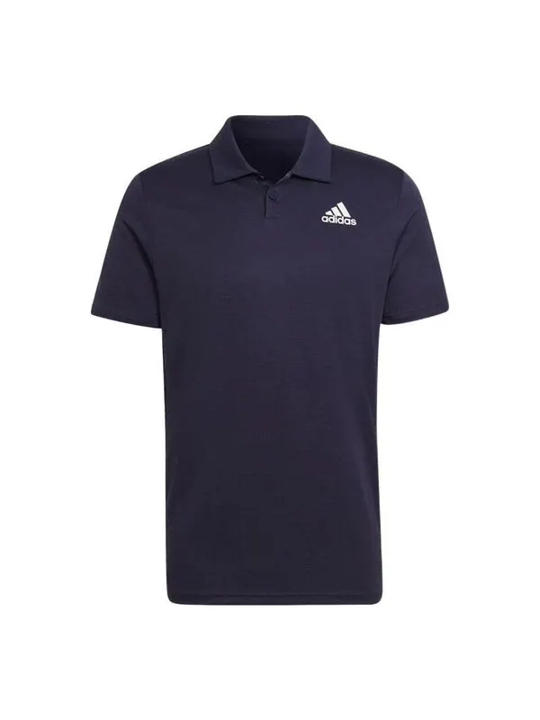 Футболка adidas Logo Printing Solid Color Short Sleeve Polo Shirt Navy Blue — изображение 1 из 4, мульти