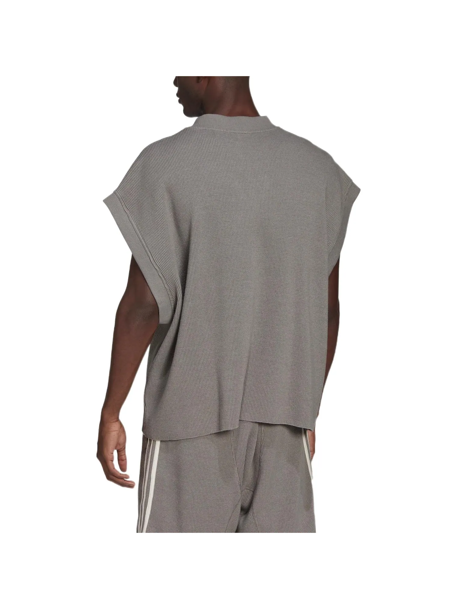 Жилет adidas originals Blue Version Detachable Solid Color Athleisure Casual Sports V neck Vest Gray — изображение 3 из 5