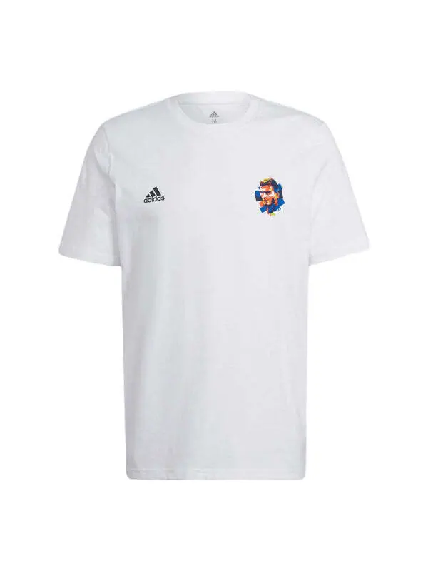 Футболка adidas Beckham Alphabet Numeric Printing Soccer/Football Athleisure Casual Sports Short — изображение 1 из 4, мульти