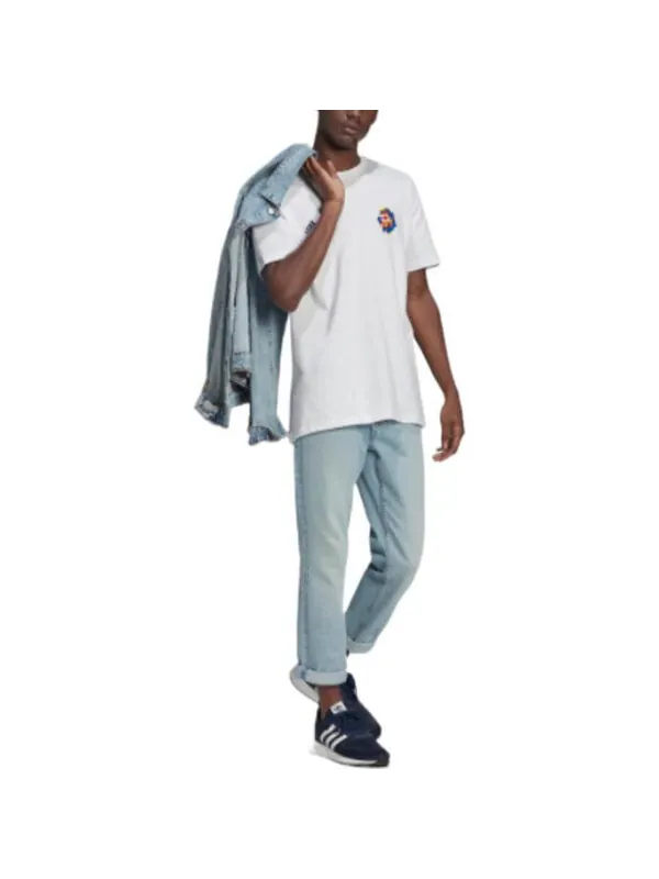 Футболка adidas Beckham Alphabet Numeric Printing Soccer/Football Athleisure Casual Sports Short — изображение 2 из 4, мульти