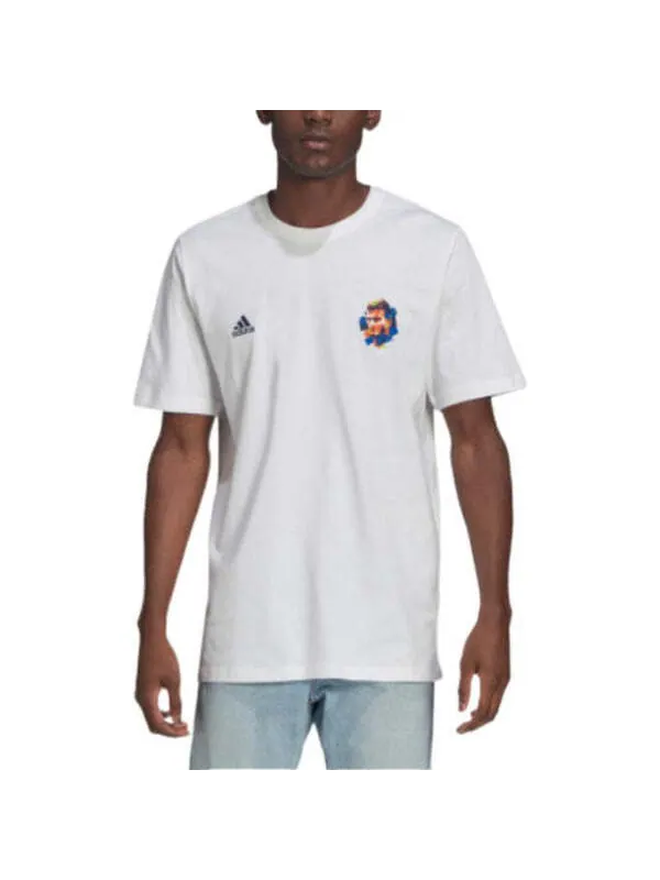 Футболка adidas Beckham Alphabet Numeric Printing Soccer/Football Athleisure Casual Sports Short — изображение 3 из 4, мульти
