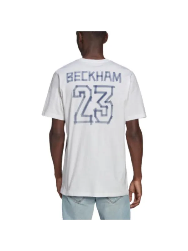 Футболка adidas Beckham Alphabet Numeric Printing Soccer/Football Athleisure Casual Sports Short — изображение 4 из 4, мульти