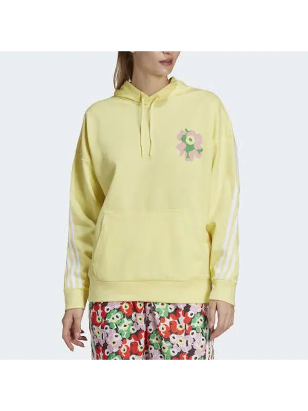 Толстовка с капюшоном x marimekko толстовка Adidas — изображение 2 из 4, желтый