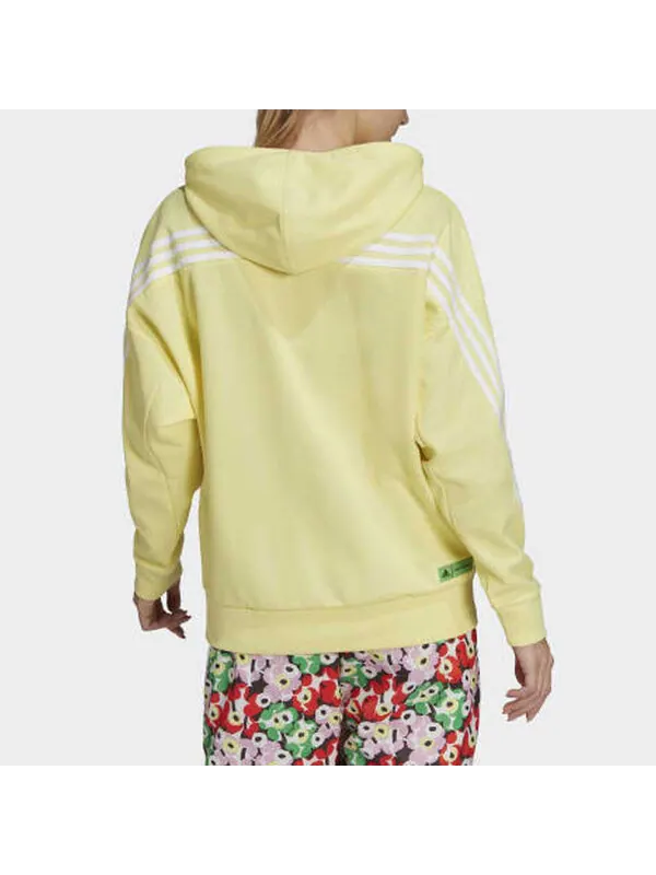 Толстовка с капюшоном x marimekko толстовка Adidas — изображение 3 из 4, желтый
