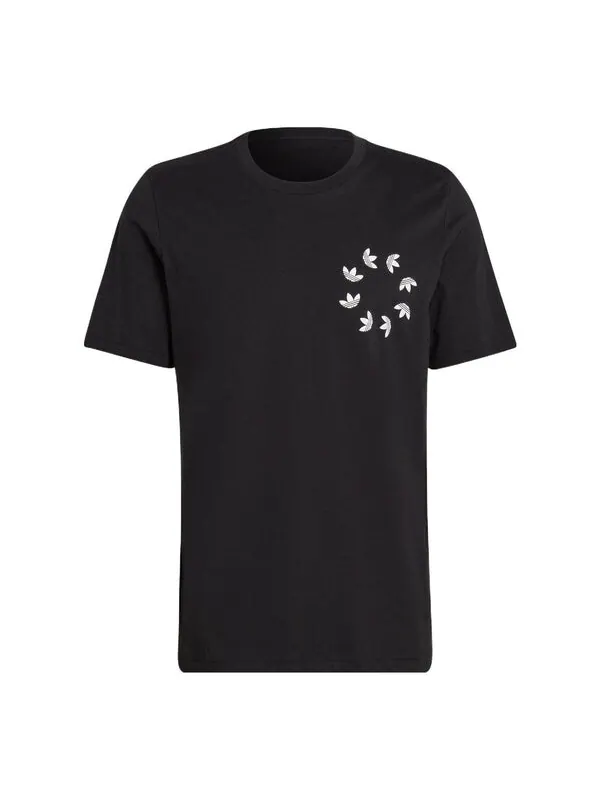 Футболка оригиналы adicolor spinner футболка Adidas — изображение 1 из 4, черный/белый