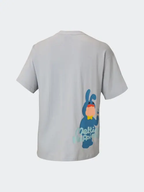 Футболка Adidas Tee x Melting Sadness 'White' — изображение 3 из 3, белый