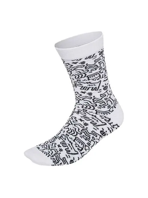 Носки neo x crossover граффити узор повседневные носки унисекс одна пара Adidas, мульитколор — изображение 1 из 4, мульти