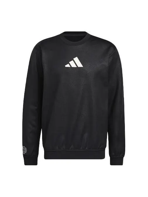 Толстовка Men's adidas Logo Printing Basketball Sports Black — изображение 1 из 4, мульти