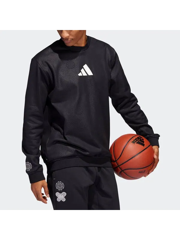 Толстовка Men's adidas Logo Printing Basketball Sports Black — изображение 2 из 4, мульти