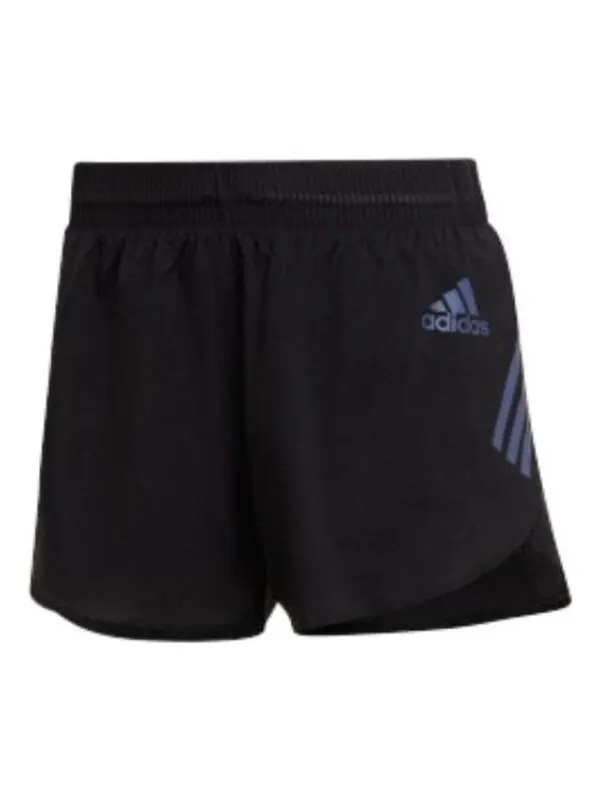 Шорты adizero беговые шорты с разрезом Adidas — изображение 1 из 3, черный/синий