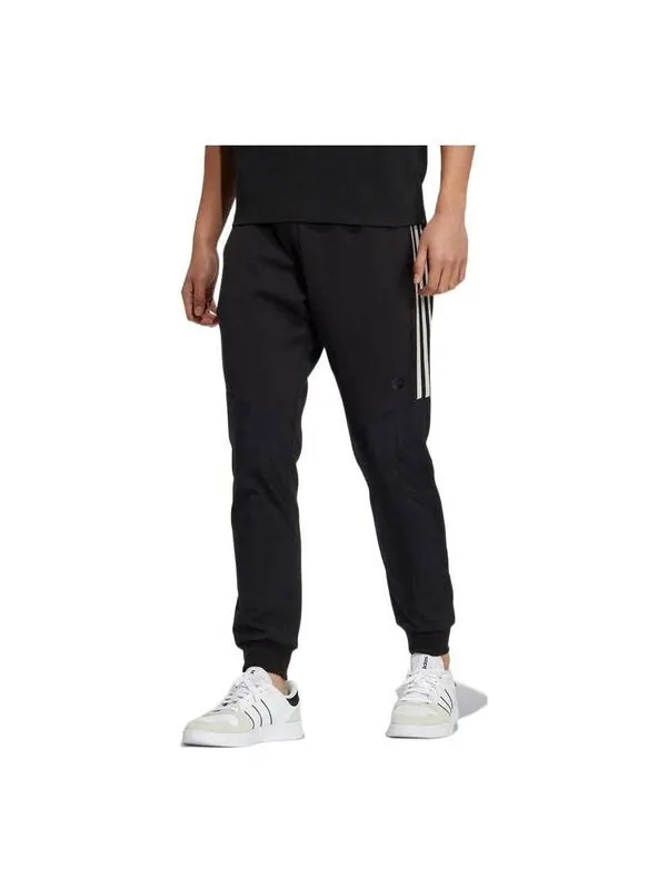 Спортивные штаны Men's adidas neo Side Stripe Solid Color Bundle Feet Sports Pants/Trousers/Joggers — изображение 1 из 3