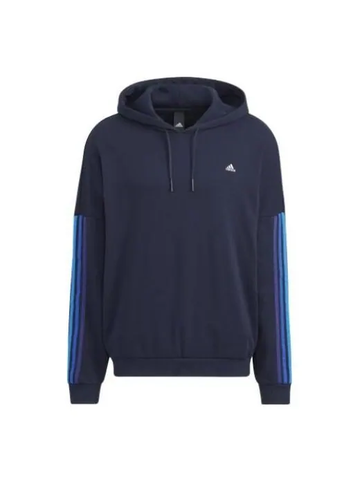 Толстовка Men's adidas Contrasting Colors Stripe Sports Ink Blue — изображение 1 из 4, мульти