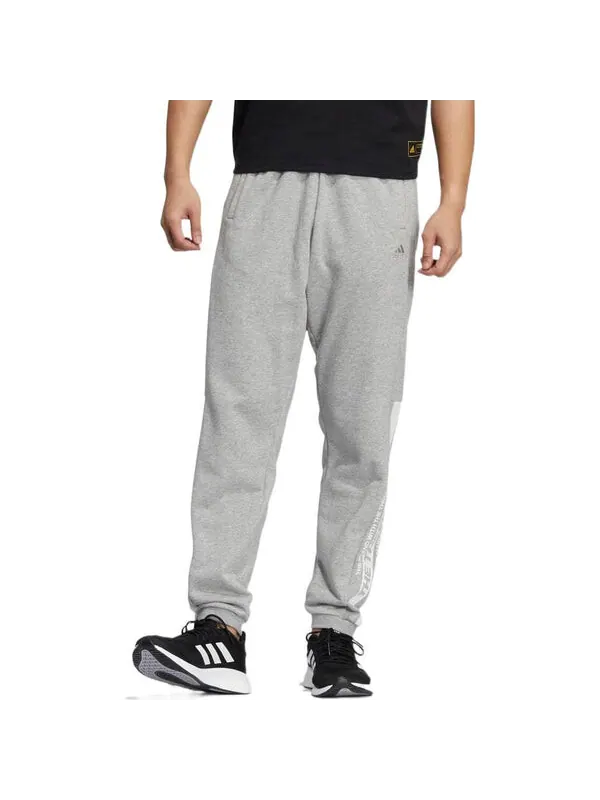 Спортивные штаны Men's adidas Solid Color Drawstring Casual Breathable Sports — изображение 2 из 4, мульти