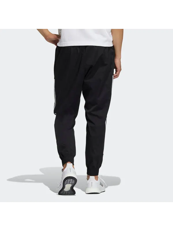 Спортивные штаны adidas Summer Wv Pants Sports Woven Bundle Feet Long Pants Black — изображение 3 из 4, черный