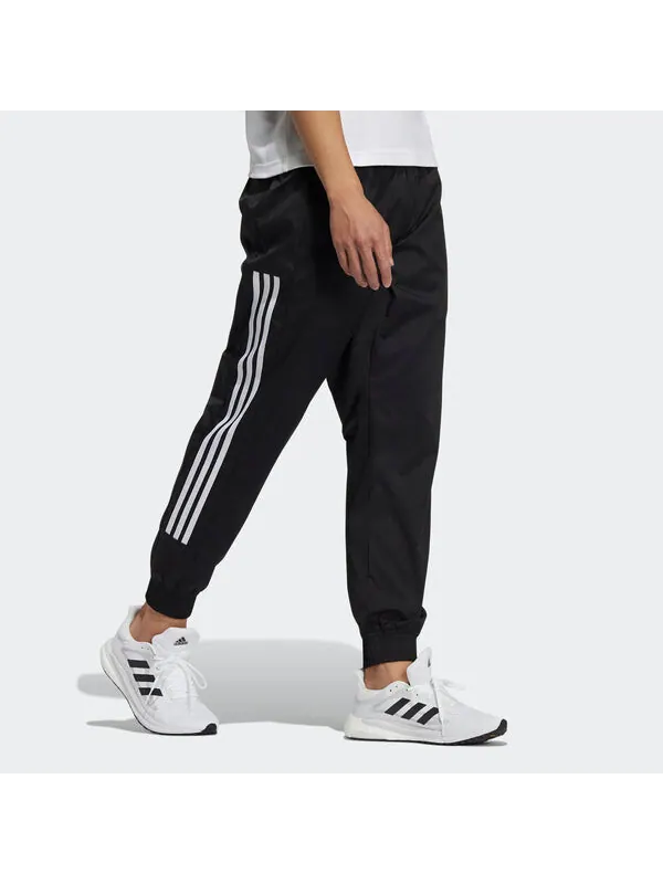 Спортивные штаны adidas Summer Wv Pants Sports Woven Bundle Feet Long Pants Black — изображение 4 из 4, черный