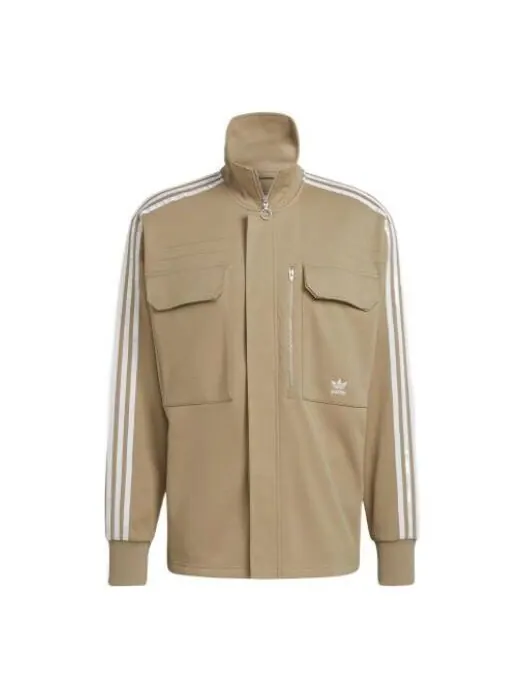 Рубашка Men's adidas originals x Work Parley Crossover Casual Breathable Stripe Long Sleeves Khaki — изображение 1 из 4