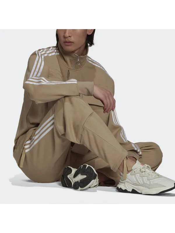 Рубашка Men's adidas originals x Work Parley Crossover Casual Breathable Stripe Long Sleeves Khaki — изображение 4 из 4