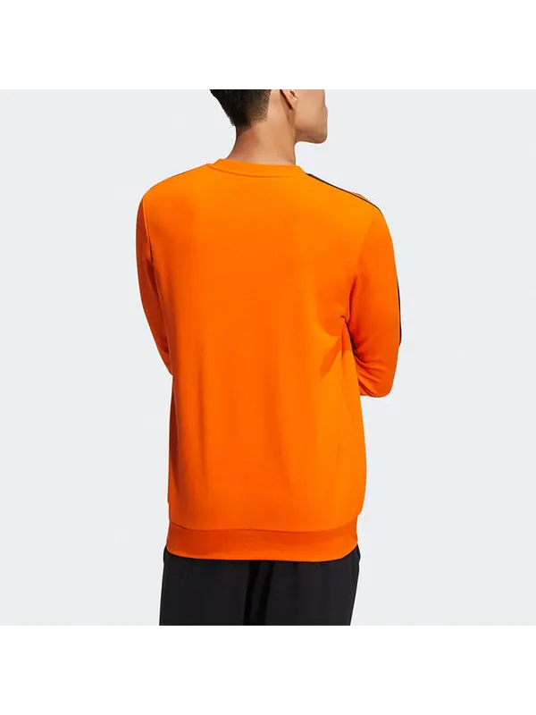 Толстовка Men's adidas neo Ce 3s Swt Casual Sports Round Neck Pullover Orange — изображение 2 из 3, мульти
