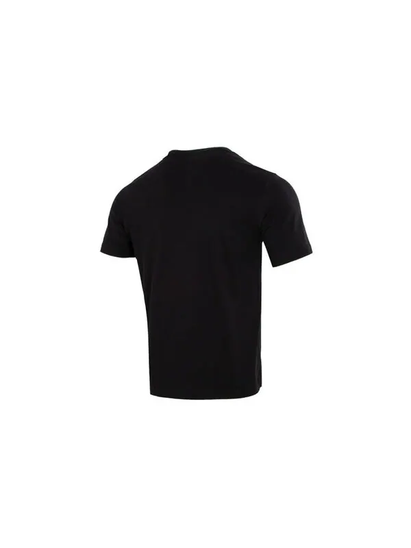Футболка adidas neo Athleisure Casual Sports Breathable Alphabet Logo Solid Color Round Neck Short — изображение 2 из 4