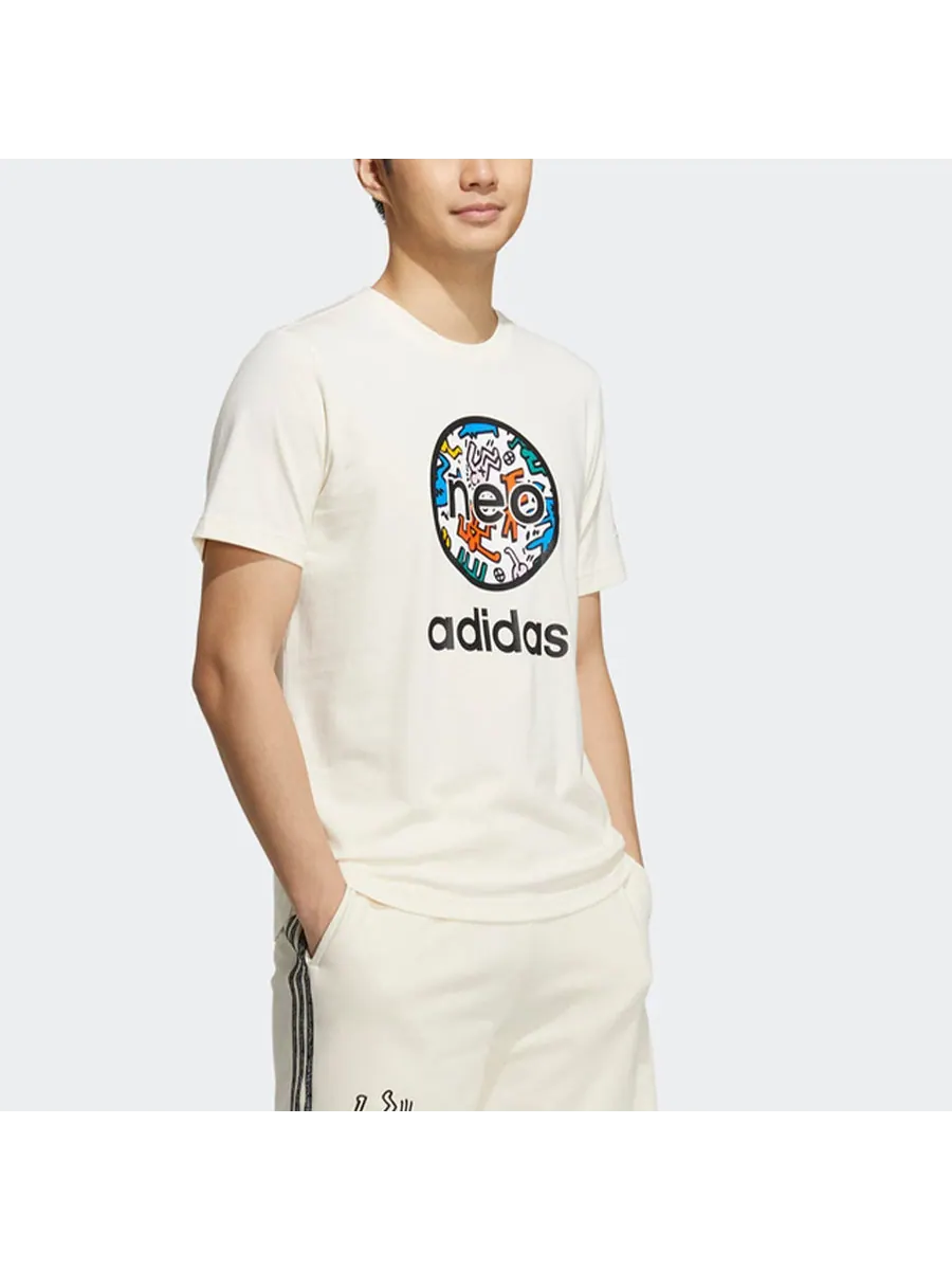 Футболка adidas neo x keith haring logoT — изображение 5 из 5, белый