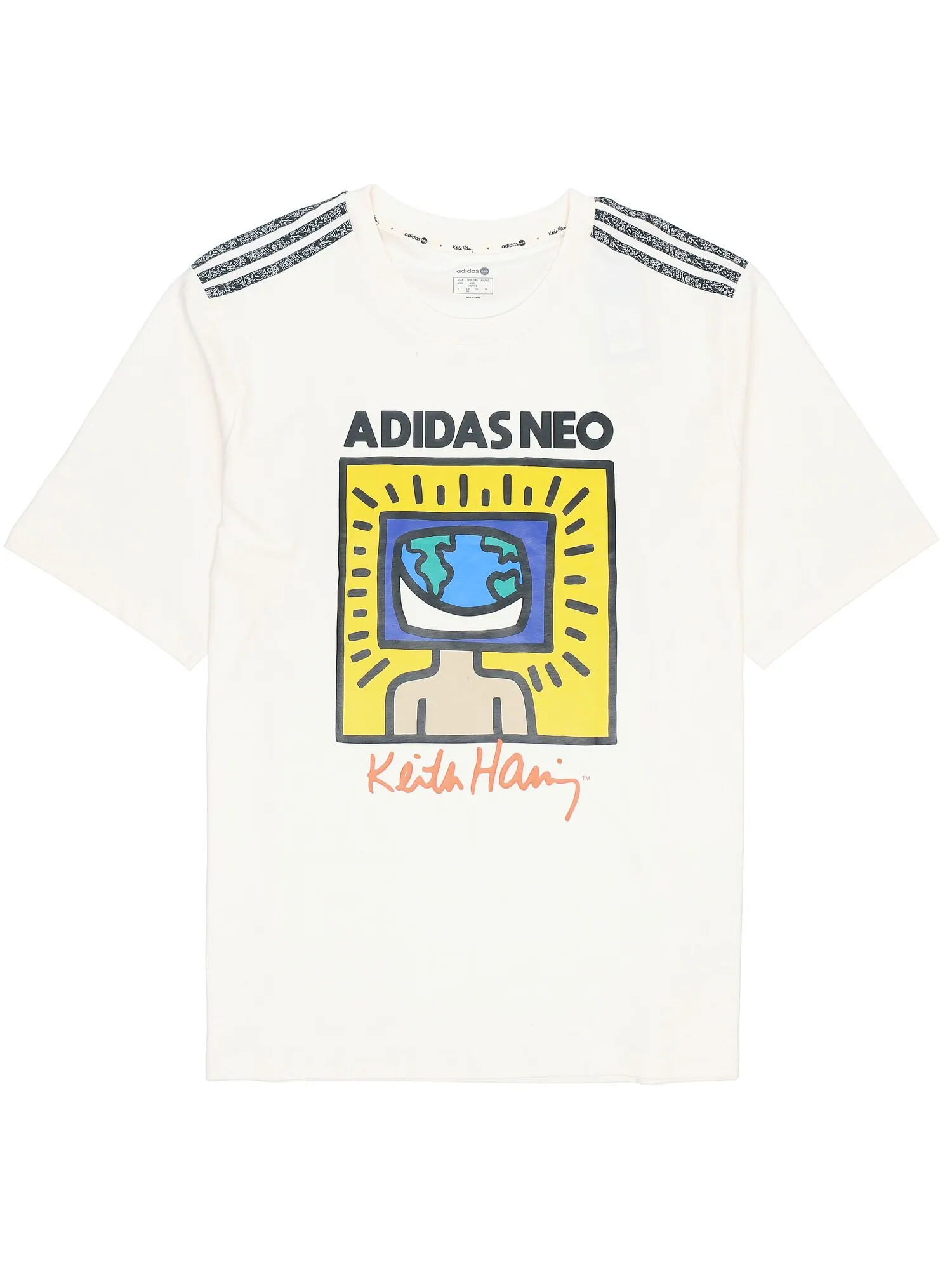 Футболка Adidas Neo — изображение 1 из 5, кремовый
