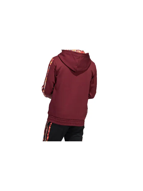 Куртка Men's adidas CNY Basketball Sports Hooded Jacket Brown Red — изображение 2 из 4, коричнево-красный