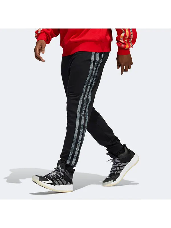 Спортивные штаны Men's adidas Limited Bundle Feet Sports Pants/Trousers/Joggers Black — изображение 2 из 4, черный