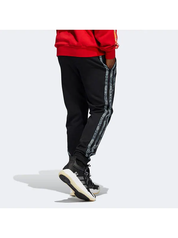 Спортивные штаны Men's adidas Limited Bundle Feet Sports Pants/Trousers/Joggers Black — изображение 3 из 4, черный