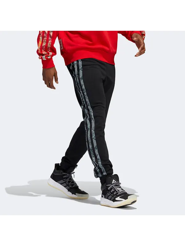 Спортивные штаны Men's adidas Limited Bundle Feet Sports Pants/Trousers/Joggers Black — изображение 4 из 4, черный