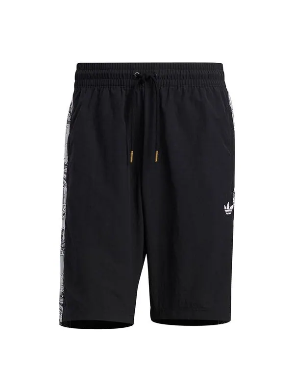 Шорты originals manga short 1 character printing sports shorts black Adidas — изображение 1 из 4, черный