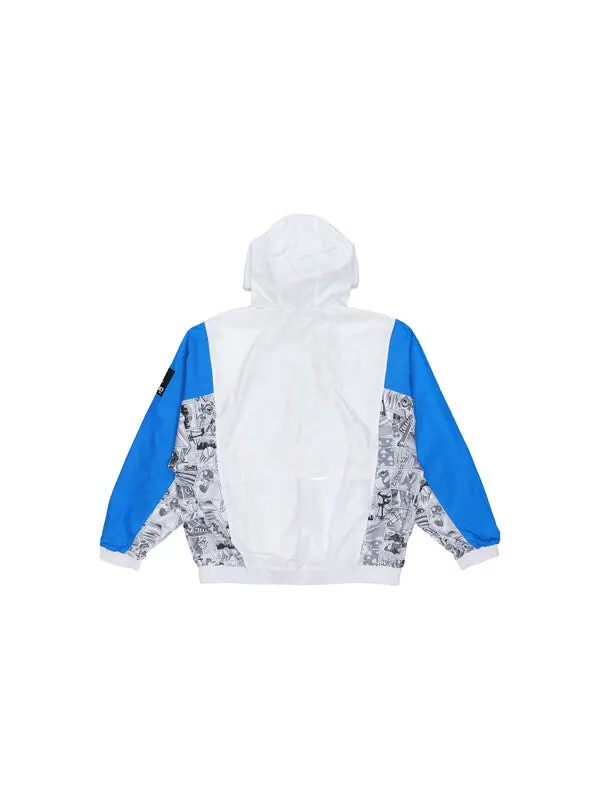 Куртка adidas originals x Disney Crossover Manga Wb Pattern Sports Hooded Jacket White — изображение 2 из 4, белый