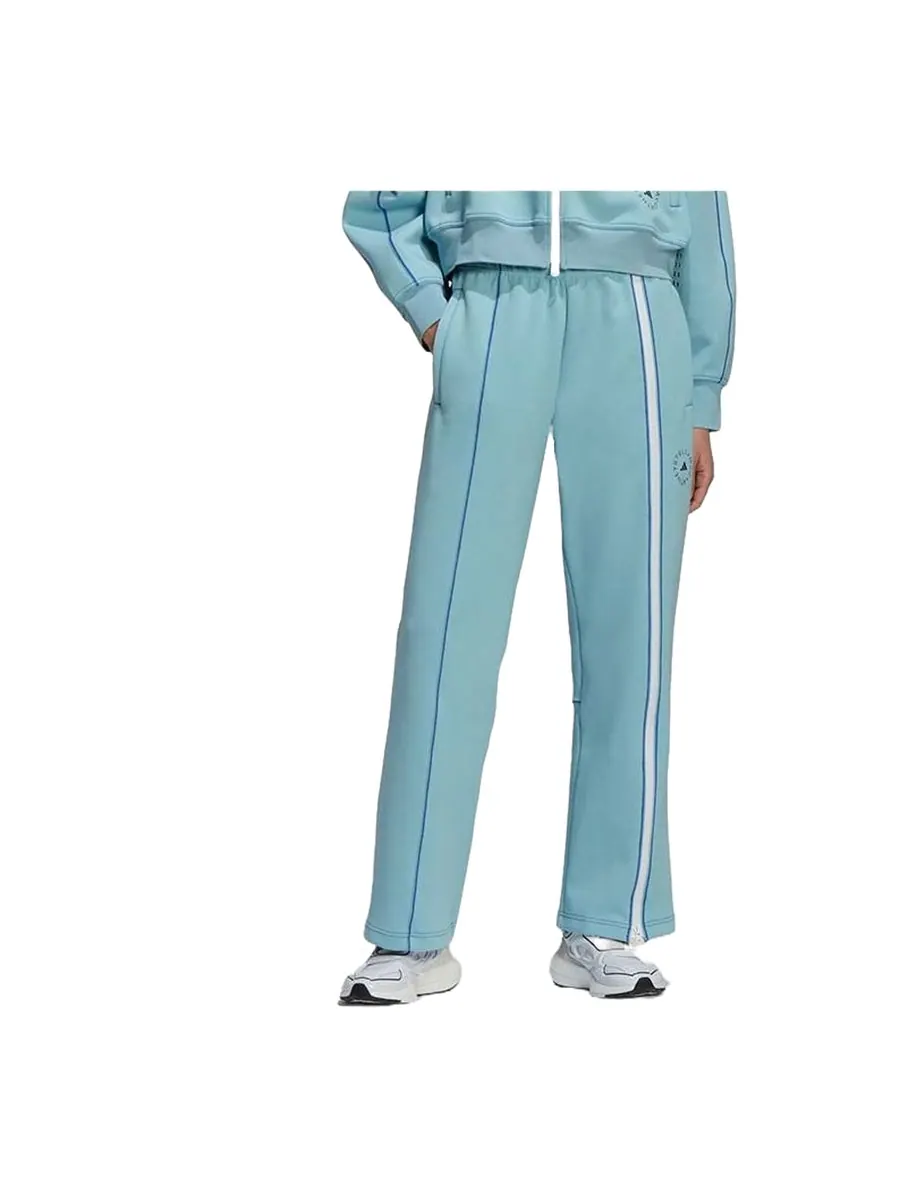 Спортивные брюки (WMNS) adidas By Stella Mccartney Sweatpants 'Teal' — изображение 3 из 3, бирюзовый