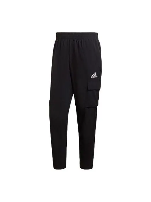Спортивные штаны Men's adidas Solid Color Logo Cargo Pocket Casual Sports Pants/Trousers/Joggers — изображение 1 из 4, мульти