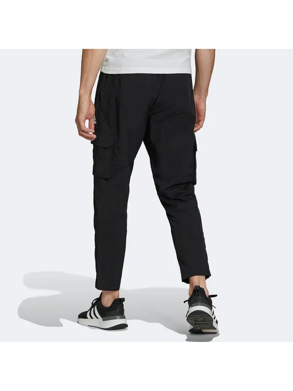 Спортивные штаны Men's adidas Solid Color Logo Cargo Pocket Casual Sports Pants/Trousers/Joggers — изображение 3 из 4, мульти