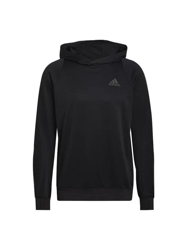 Толстовка с капюшоном run icon Толстовка Adidas — изображение 1 из 4, черный