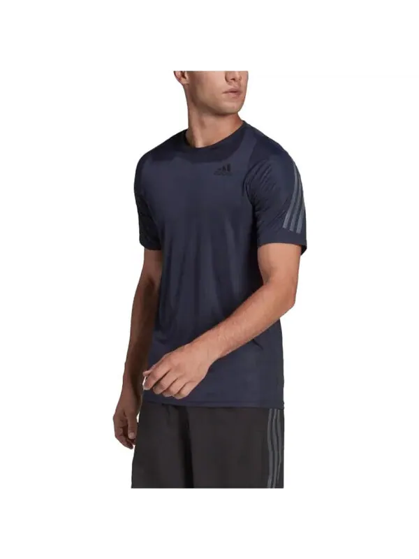 Футболка Adidas Run Icon Running Tee 'Blue' — изображение 2 из 3, синий